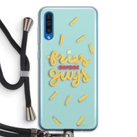 Always fries: Samsung Galaxy A50 Transparant Hoesje met koord