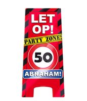 Waarschuwingsbord 50 Abraham