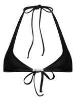 Gcds Bikinitop met logoplakkaat - Zwart - thumbnail