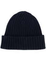 N.Peal 007 Chunky Ribbed Hat - Bleu - thumbnail