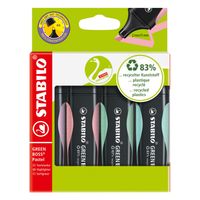 Stabilo green boss pastel - markeerstift - set met 4 stuks - thumbnail