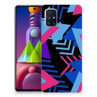 Samsung Galaxy M51 | TPU Hoesje | Funky Triangle