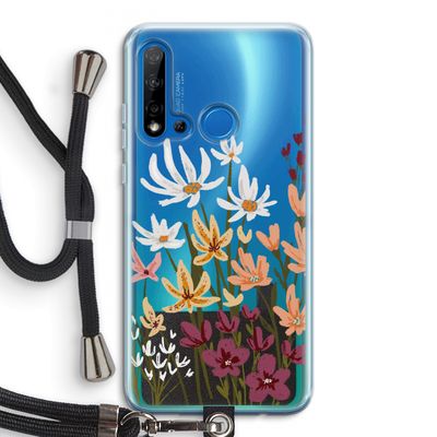 Painted wildflowers: Huawei P20 Lite (2019) Transparant Hoesje met koord