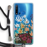 Painted wildflowers: Huawei P20 Lite (2019) Transparant Hoesje met koord