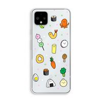 Happy bento friends: Pixel 4 XL Transparant Hoesje Happy bento friends: Pixel 4 XL Transparant Hoesje