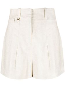 Jacquemus short à pinces - Tons neutres