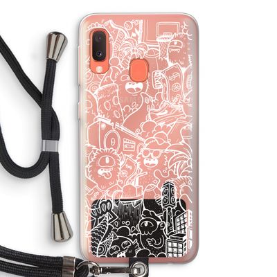 Vexx City #2: Samsung Galaxy A20e Transparant Hoesje met koord