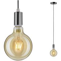 Paulmann Larus 79754 Hanglamp LED E27 Zwart-chroom