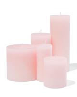 HEMA Rustieke kaarsen lichtroze (lichtroze)