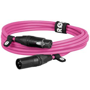 Rode XLR3M-P XLR Verbindingskabel 3 m Roze