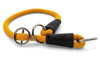 Morso half slip halsband hond regular rope gerecycled gold goud (55X1 CM) - thumbnail