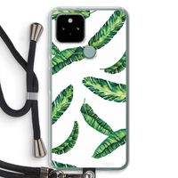 Lange bladeren: Pixel 5 Transparant Hoesje met koord