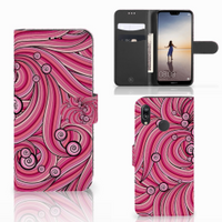 Huawei P20 Lite Hoesje Swirl Pink