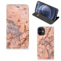 iPhone 12 Mini | Standcase | Marmer Oranje