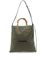 Jil Sander sac à main à anse en bambou - Vert