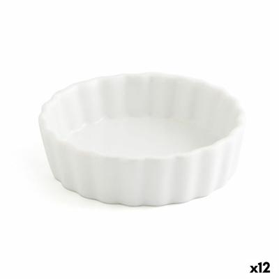 Snackdienblad Quid Gastro Fun Wit Keramisch 10,5 x 3 cm (12 Stuks)