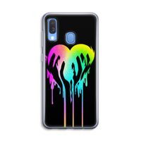 Hold My Heart: Samsung Galaxy A40 Transparant Hoesje Hold My Heart: Samsung Galaxy A40 Transparant Hoesje