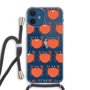 Krab: iPhone 12 Transparant Hoesje met koord