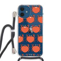 Krab: iPhone 12 Transparant Hoesje met koord