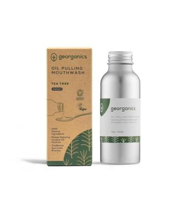 Oilpulling mouthwash tea tree