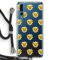 Leeuwenkoppen: Huawei P20 Pro Transparant Hoesje met koord