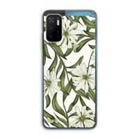 Wit bloemenpatroon: Xiaomi Poco M3 Pro 5G Transparant Hoesje