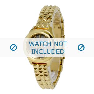 Diesel horlogeband DZ5411 Roestvrij staal (RVS) Goud 10mm