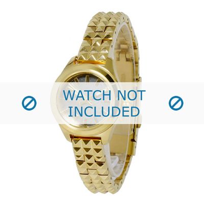 Diesel horlogeband DZ5411 Roestvrij staal (RVS) Goud 10mm