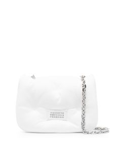 Maison Margiela petit sac porté épaule Glam Slam à rabat - Blanc