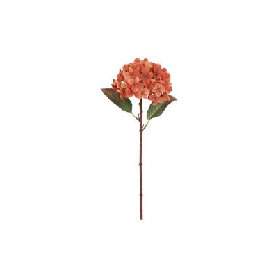 Kunstbloem hydrangea oranje