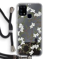 Blossoming spring: Samsung Galaxy M31 Transparant Hoesje met koord