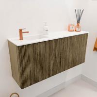 Toiletmeubel Mondiaz Joya | 90 cm | Meubelkleur Dusk | Faye wastafel Talc Links | 1 kraangat Toiletmeubel Mondiaz Joya | 90 cm | Meubelkleur Dusk | Faye wastafel Talc Links | 1 kraangat