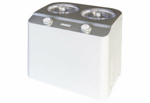 Unold Doppio Compressie-ijsmachine 2,4 l 250 W Gesatineerd staal, Wit