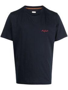 Paul Smith t-shirt en coton à logo brodé - Bleu