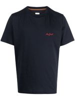 Paul Smith t-shirt en coton à logo brodé - Bleu