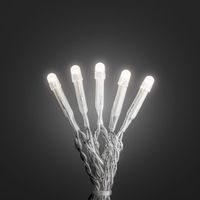 Mini LED kerstverlichting voor binnen 100 lampjes mat warm wit 10 meter transparant SALE OP=OP