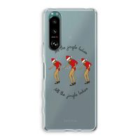 Jingle Ladies: Sony Xperia 5 III Transparant Hoesje