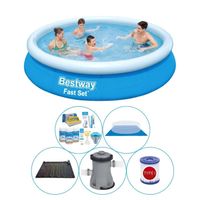 Bestway Fast Set Rond 366x76 cm - 6-delig - Zwembad Combi Deal - thumbnail