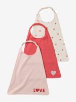 Set van 3 grote must-have slabbetjes lichtroze