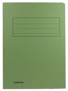 Class&apos;ex dossiermap, 3 kleppen ft 23,7 x 32 cm (voor ft A4), groen