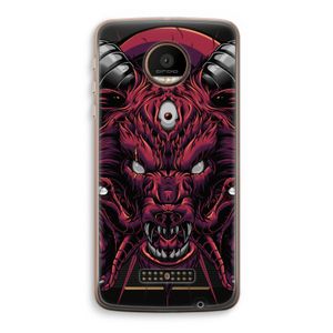 Hell Hound and Serpents: Motorola Moto Z Force Transparant Hoesje