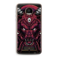 Hell Hound and Serpents: Motorola Moto Z Force Transparant Hoesje