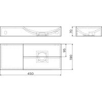 Fonteinset Clou Vale Incl. Toebehoren 7x45 cm Mat Wit Clou