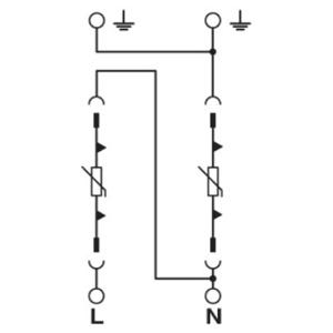 Phoenix Contact 2801533 VAL-MS-T1/T2 48/12.5/1+1V-FM Overspanningsveilige afleider 1 stuk(s)