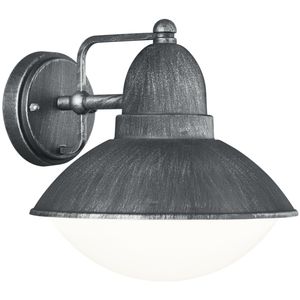 LED Tuinverlichting - Tuinlamp - Trion Amira - Wand - E27 Fitting - Mat Zilver - Aluminium