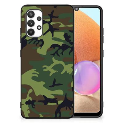 Samsung Galaxy A32 4G | A32 5G Enterprise Editie Back Case Army Dark