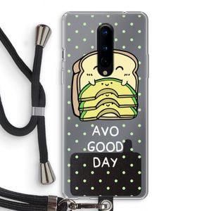 Avo Good Day: OnePlus 8 Transparant Hoesje met koord