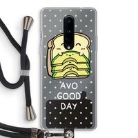 Avo Good Day: OnePlus 8 Transparant Hoesje met koord
