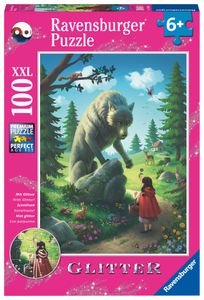 Ravensburger puzzel 100 stukjes roodkapje en de wolf