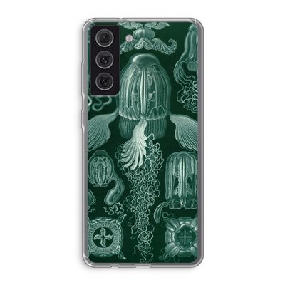 Haeckel Cubomedusae: Samsung Galaxy S21 FE Transparant Hoesje